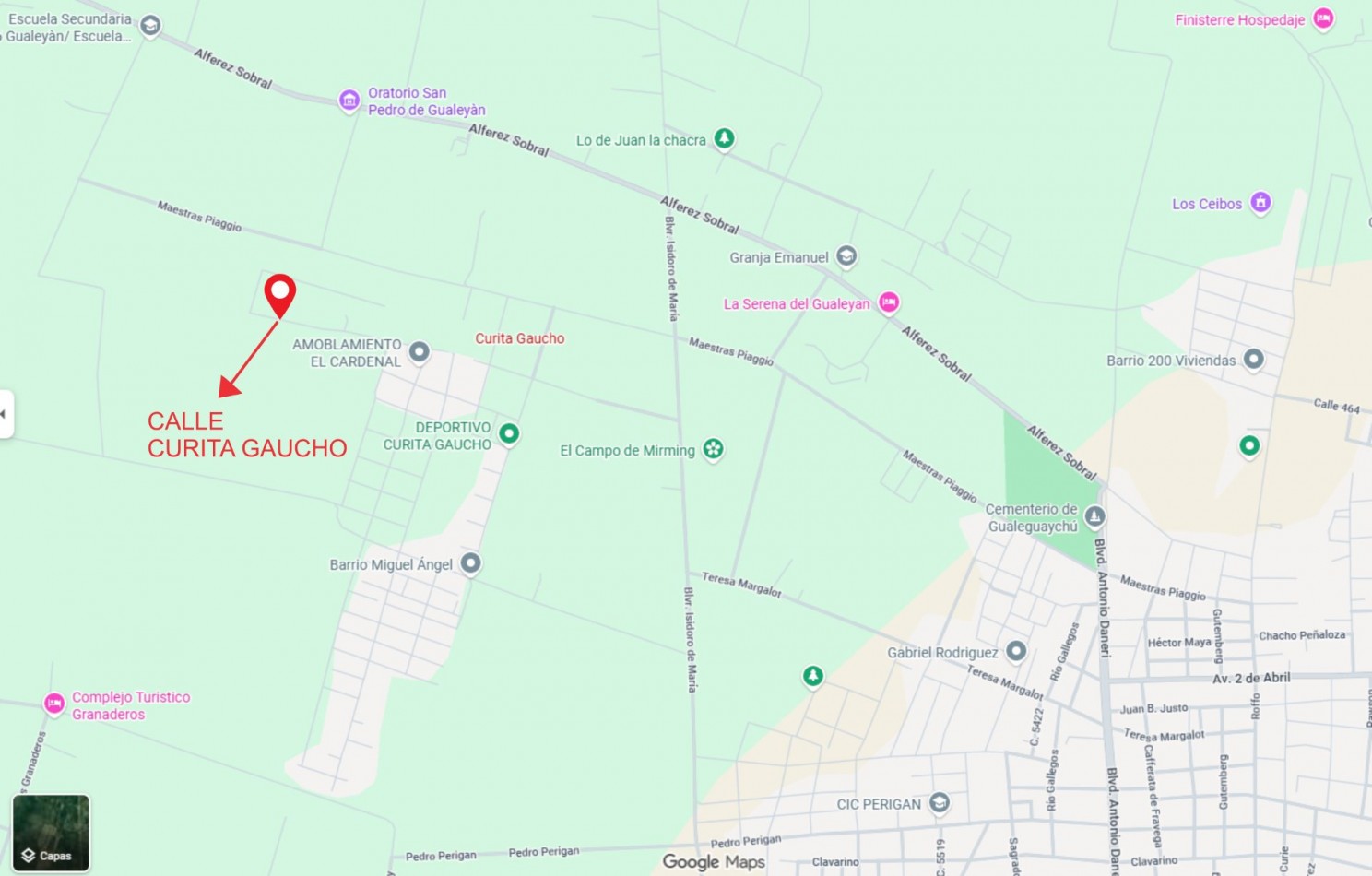 Chacra en venta Curita Gaucho entre 5690 y Gregorio Inda