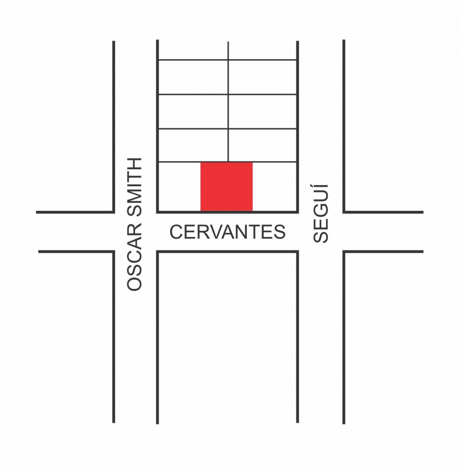 Terreno en venta Cervantes 835