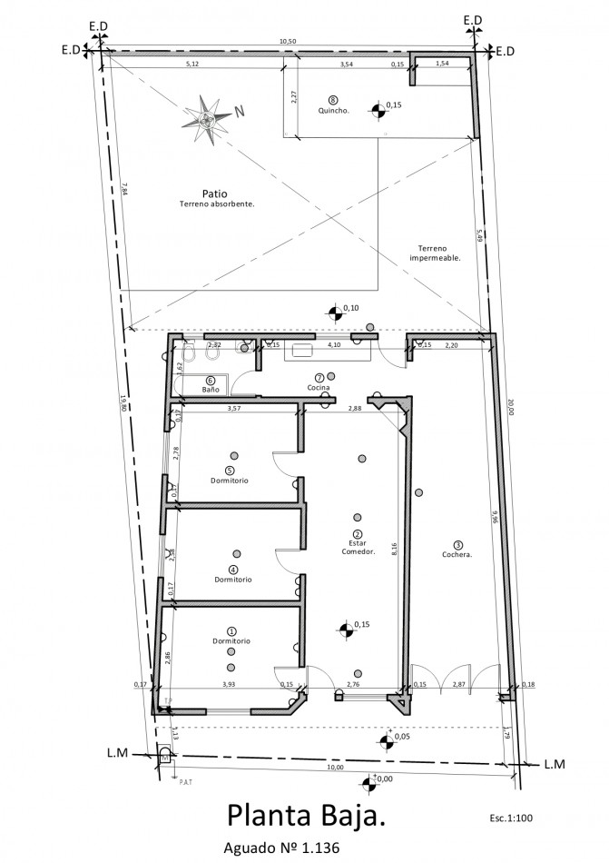 Casa en venta Aguado 1136