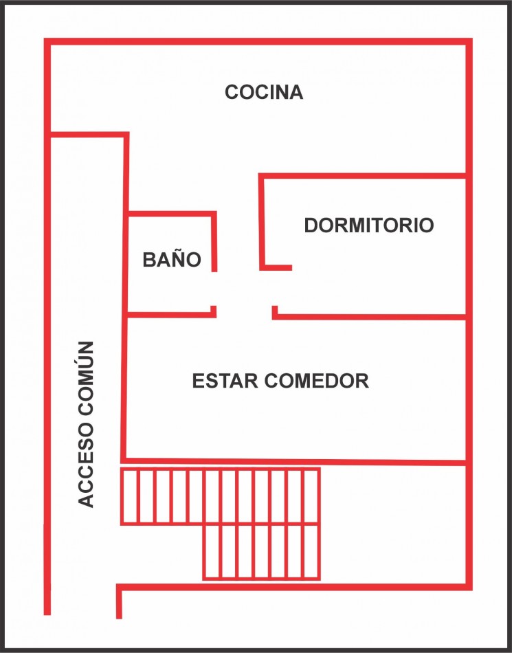 Departamento en venta Guerra 94