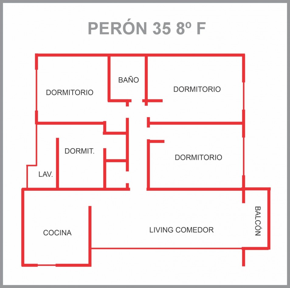 Departamento en venta Peron 35 8vo F